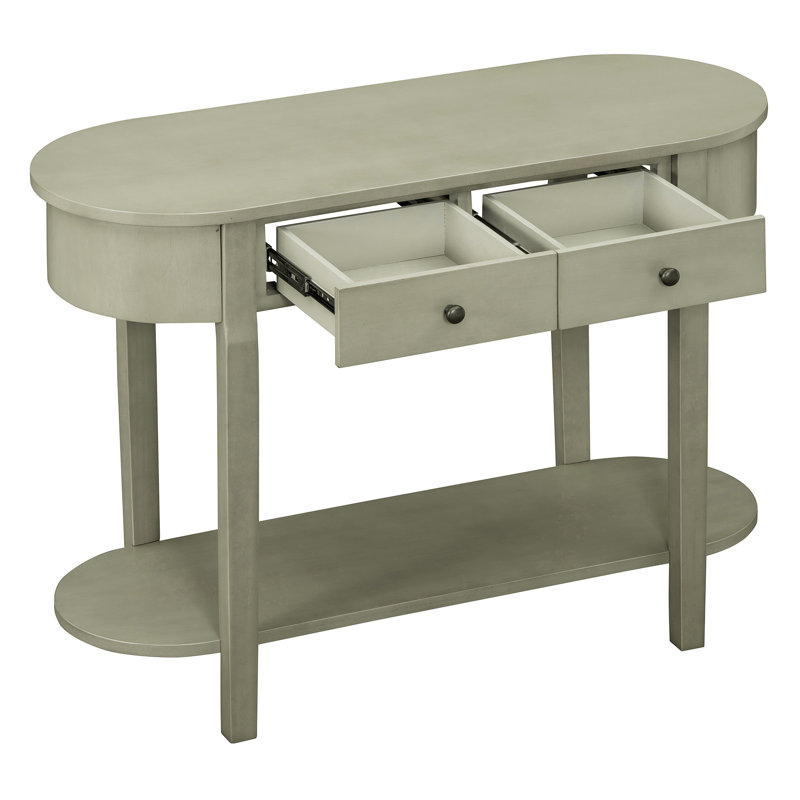 Console Table With Scratch Resistance Surface - Navy Scratch-, Gray