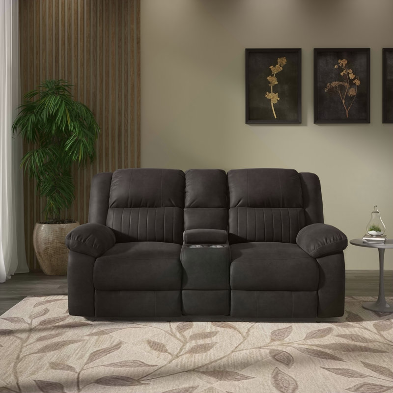Causeuse inclinable noire