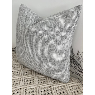 Abstract Grey Square Cushion Cover