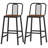24.2" Bar Stools Kitchen Bar Chairs Counter Stools Height Stools with Metal Frame-572168363-585500296