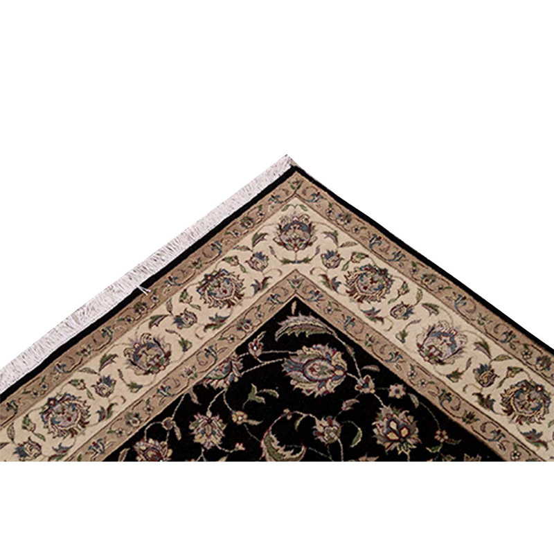 Hand Woven Wool Area Rug, Square 4' x 4'