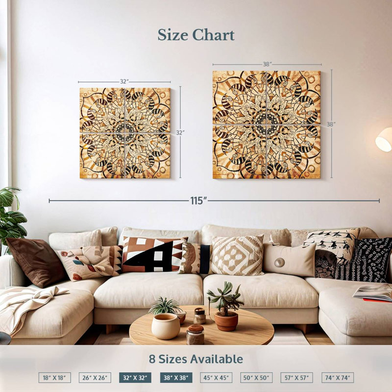 Kerner Blooming Fire, 32" H x 32" W