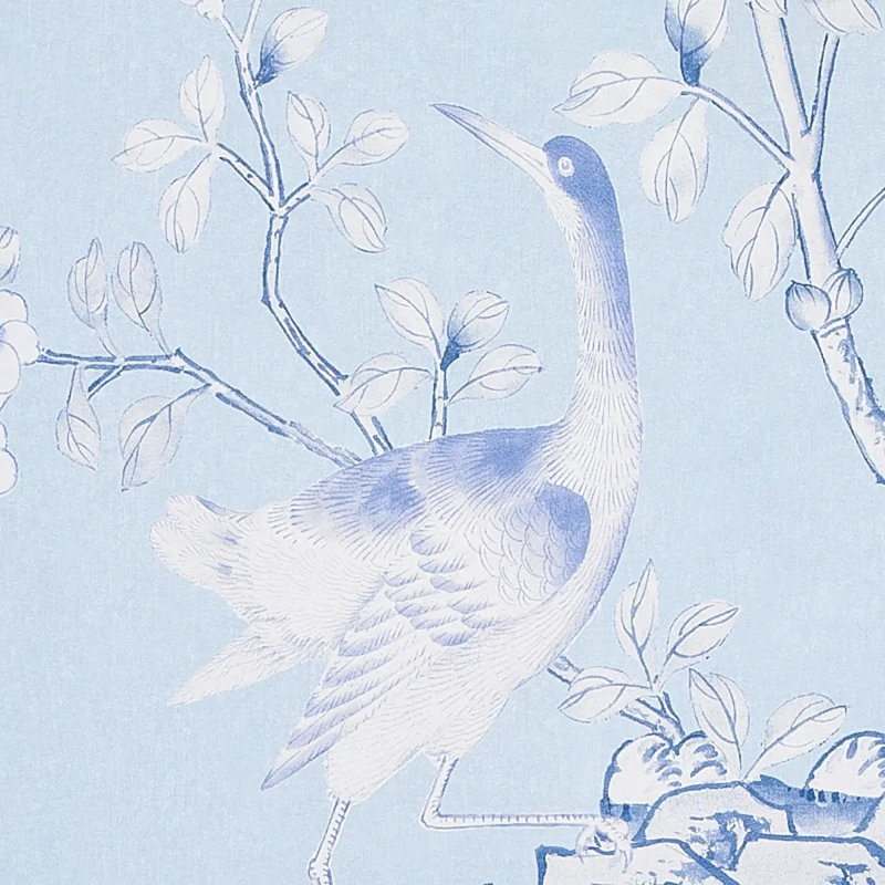 Panneau de palais Schumacher x Mary McDonald, Bleu