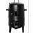 31 Charcoal Bbq Smoker Grill - 16" Round With Two Cooking Areas And Thermometer For Outdoor Camping, Picnic, Backyard Bbq, Black Vertical Heat- , Adjustable Air Vents Outdoor,