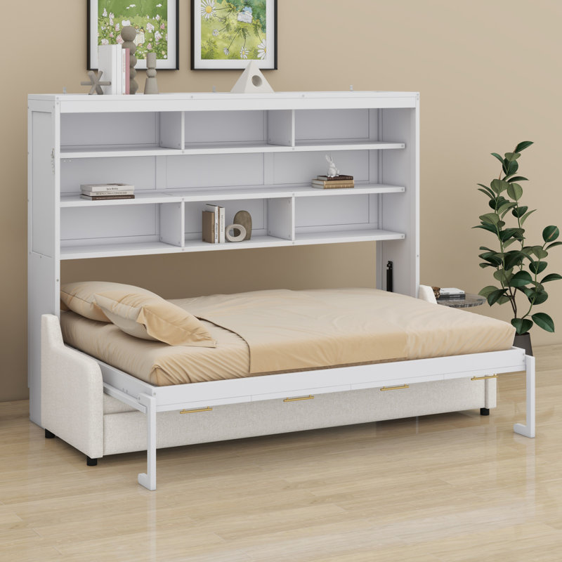 Murphy Cabinet Bed with Folding Sofa - Thumbnail 3