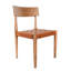 Chaise en cuir véritable Wogina-1589331237