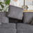 Corduroy 3-Seater Sofa With 3 Back Pillows, 2 Toss Pillows , A Ottoman, 2 Storage Spaces And Cup-Holding Grooves-787539117