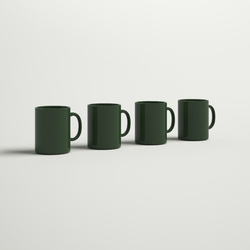 Plainfield Stoneware Coffee Mug, Olive