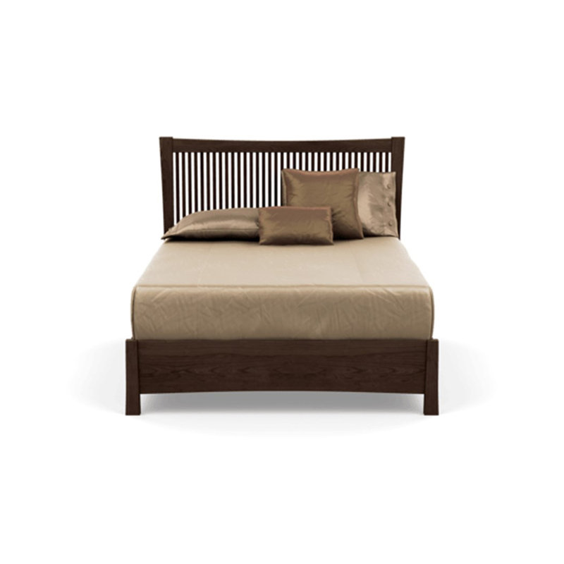 Berkeley Solid Wood Slat Storage Bed, Full, Smoke Cherry, Conventional
