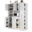 Armoire de cuisine haute avec huche et étagère à épices Isildo-115330386