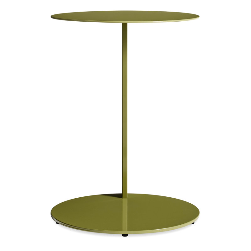 Note End Table, 21.8" H x 16" W x 16" D, Avocado