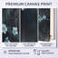 «Blue Cherry Blossom Wall Art», ensemble de 3 toiles encadrées Stuart-201332013-201332023