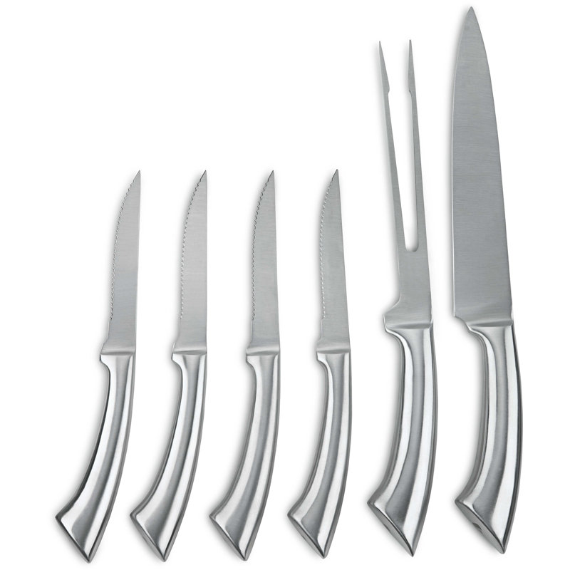 Grill Accessories 6 Piece Steak Carving Knife Set