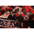 Anadol Black, Red Rug 4'6 x 7'0