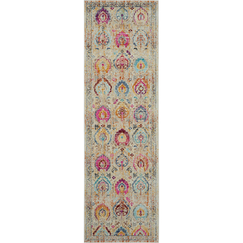 Lowndes Oriental Indoor Rug, Rectangle 2' x 6'