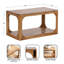 Table d'appoint flottante en bois de manguier-280334538