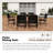 High-Quality Steel Outdoor Table And Chair Set-1126160234
