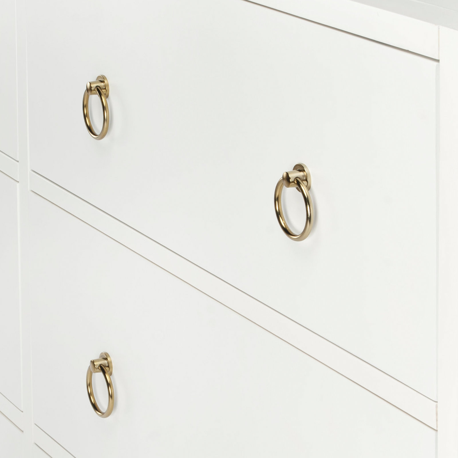 Elin 60" Acacia Dresser, White