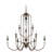 Edoardo 12 - Light Dimmable Tiered Chandelier