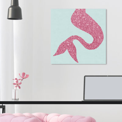 « sirène tail aqua », art sur toile Rahul