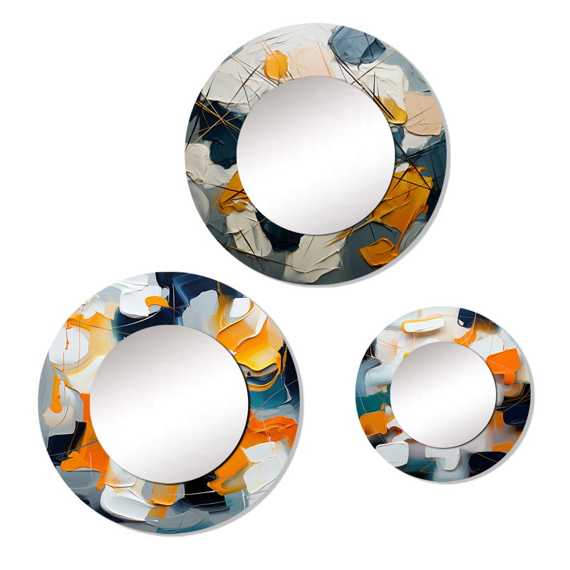 Giunta Metal Round Mirror