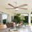 Sofucor 52" 5-Solid Blade Smart Modern Ceiling Fan with LED Light，Remote-1358021464