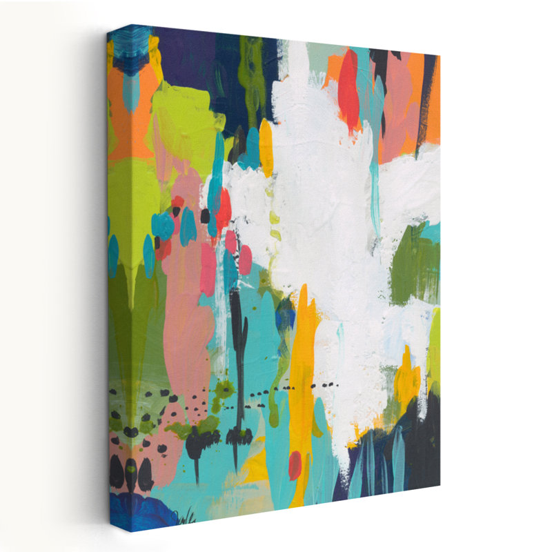 Summer Field - Abstracts Art contemporain, H 24 po x l 16 po