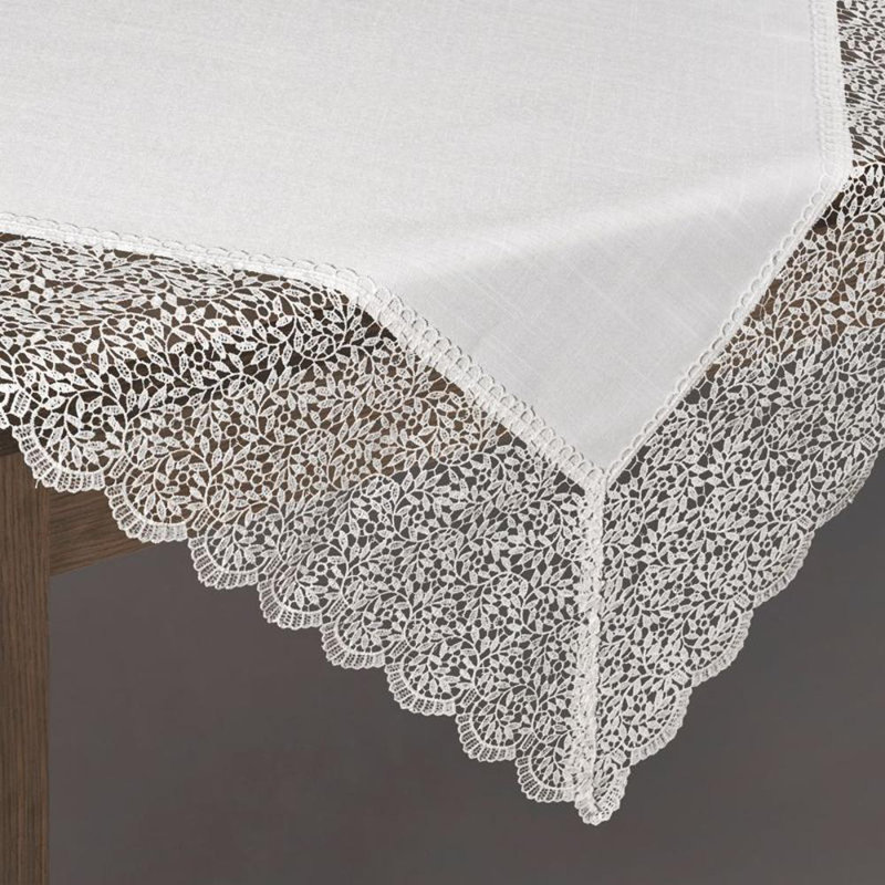 Bella Tablecloth 2 40 x 140 Cm Silver, Natural
