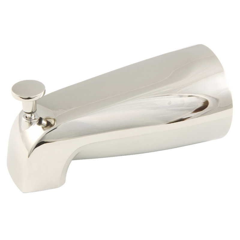 Kingston Brass Shower Scape 5-1/4 Inch Diverter Tub Spout, Polished Nickel