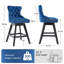 Ensemble de 6 tabourets de bar Velvet-109334096