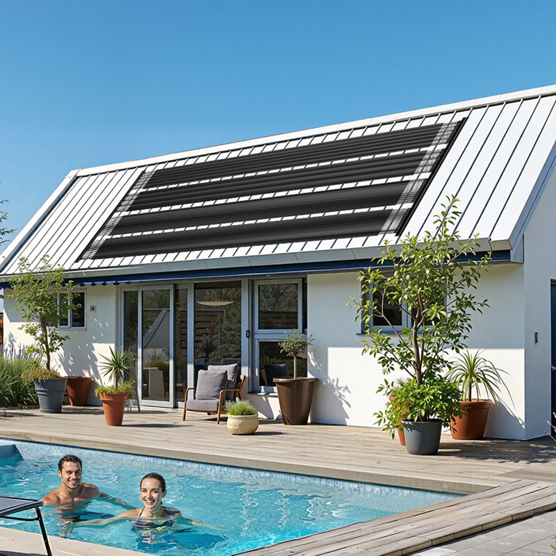 Système de chauffage solaire pour piscine hors-terre 2,75 x 20 pieds (2 panneaux)