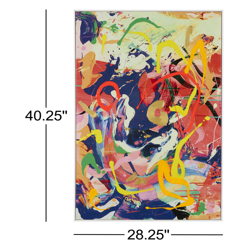 " Splatter Abstract " Painting Print