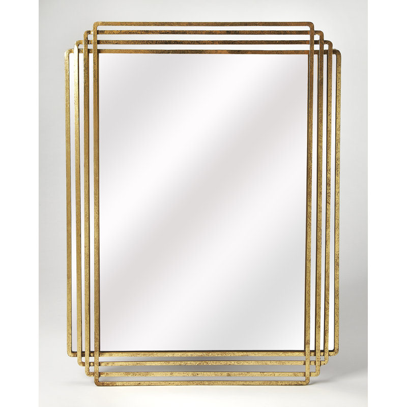 Uptown Rectangular Wall Mirrored