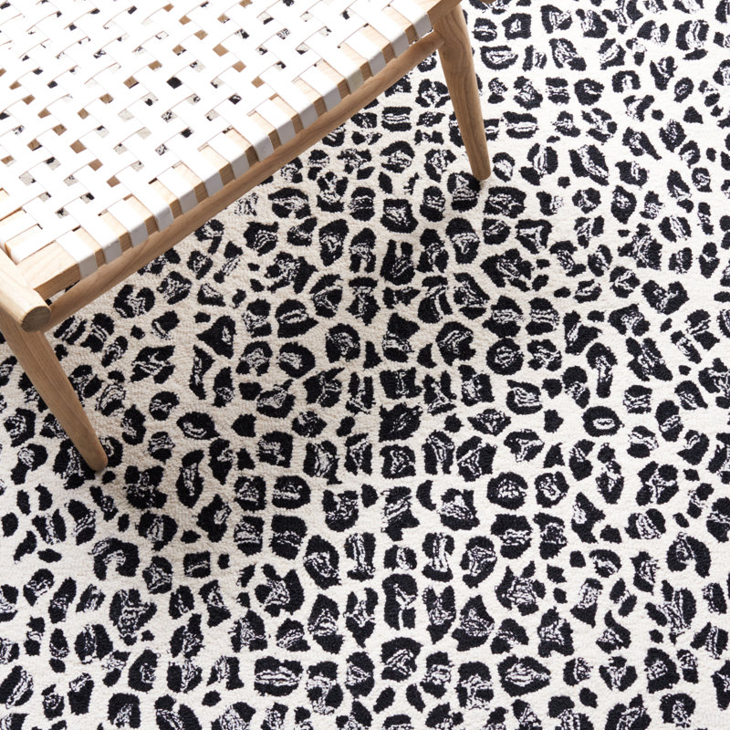 Tapis en laine et coton indien touffeté à la main Metro, Rectangle 4 pi x 6 pi