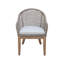 Chaise de patio avec coussin Boodram