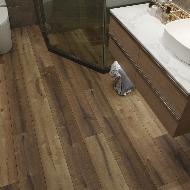 7" x 48" x 8.5 mm Maple Click Lock WPC Luxury Vinyl Plank, Spanish Taupe