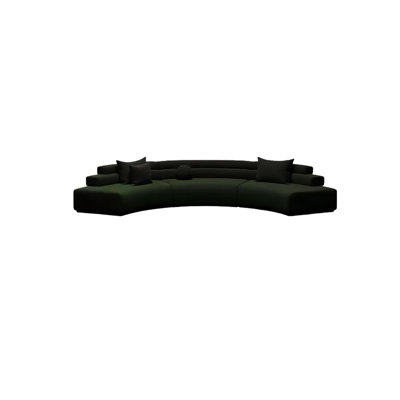 Semi-circular curved light luxury negotiation sofa