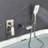 1 Handle Bathroom Waterfall Faucet with Diverter-94413972