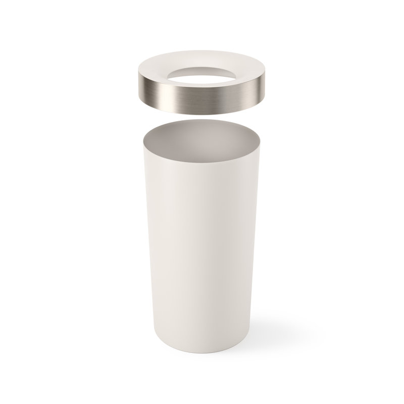 Plastic Kitchen Trash Can - 16.5 Gallons, Sand