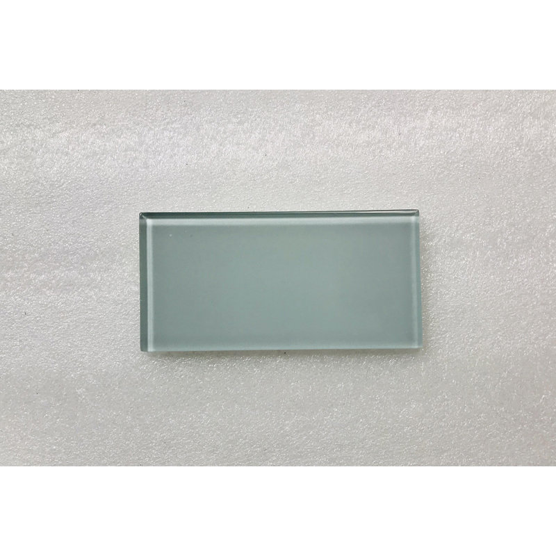 Metro 3 in. x 6 in. Glass Straight Edge Peel and Stick Subway Wall Tile