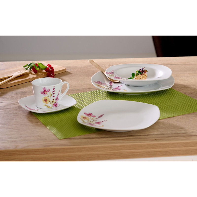 18 Piece Dinnerware Set, Service for 6
