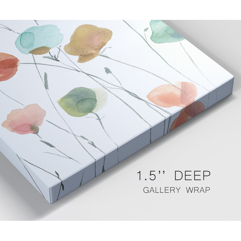 «Lollipop Garden II» par Carol Robinson, reproduction d'art sur toile tendue, H 48 po x l 36 po x P 1 po