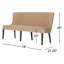 Victoire Velvet Bench