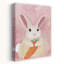 «Sweet Bunny With Carrot Dreamy Playful Contemporary Lapin Spring Forest», art mural-1306830410