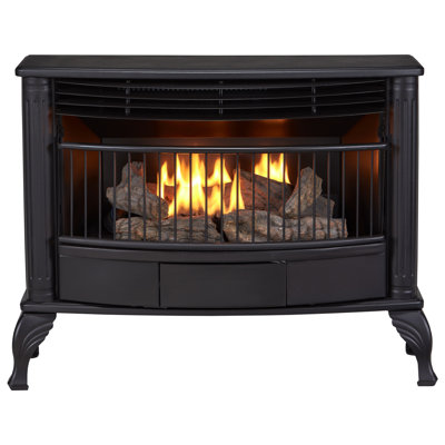 Duluth Forge QSN250T, Vent Free Indoor Stove 25,000 BTU, Natural Gas, Thermostat Control
