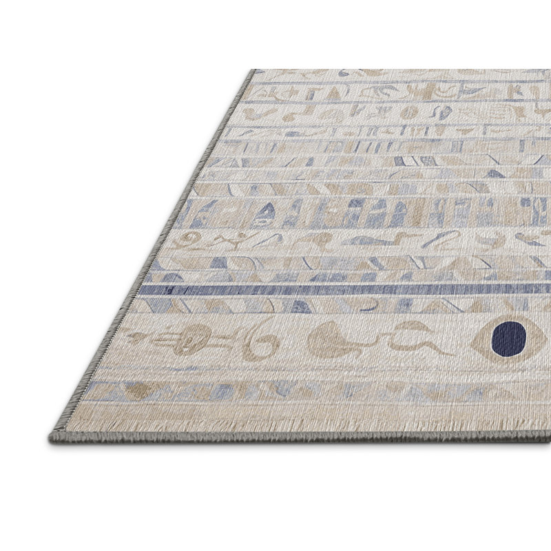 Tapis gris lavable à la machine, Tapis de couloir 2 pi x 5 pi