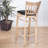 Lismore Solid Wood Counter Stool-1851328555