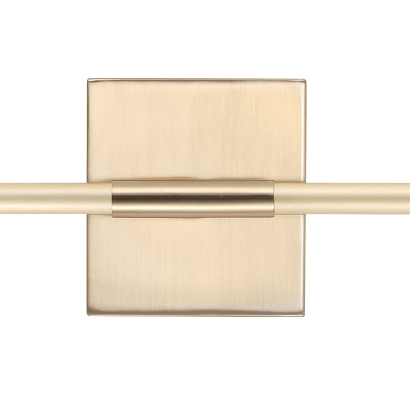 Gallatin LED Armed Sconce, Brass Gold