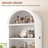 70''H x 31.4''W  Arched Dining Hutch-212703804