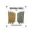 Canyon River Bluish-Gray Finish Solid Wood Headboard with Smooth Natural Wood Grain, Handcrafted Wall-Mounted Panels, Coastal Modern Bedroom Décor-364040690